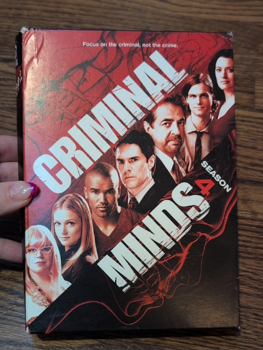 Criminal Minds Season 4 DVD Box Set - Red/Black Cover